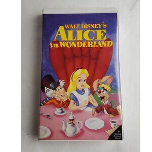Alice in Wonderland VHS Tape 1997 Walt Disney's - Black Diamond Classics
